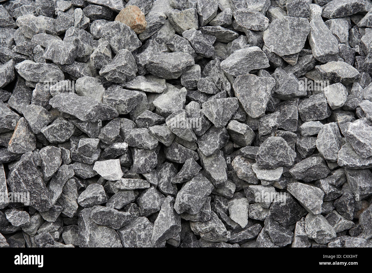 broken stone - texture pattern - road metal Stock Photo - Alamy