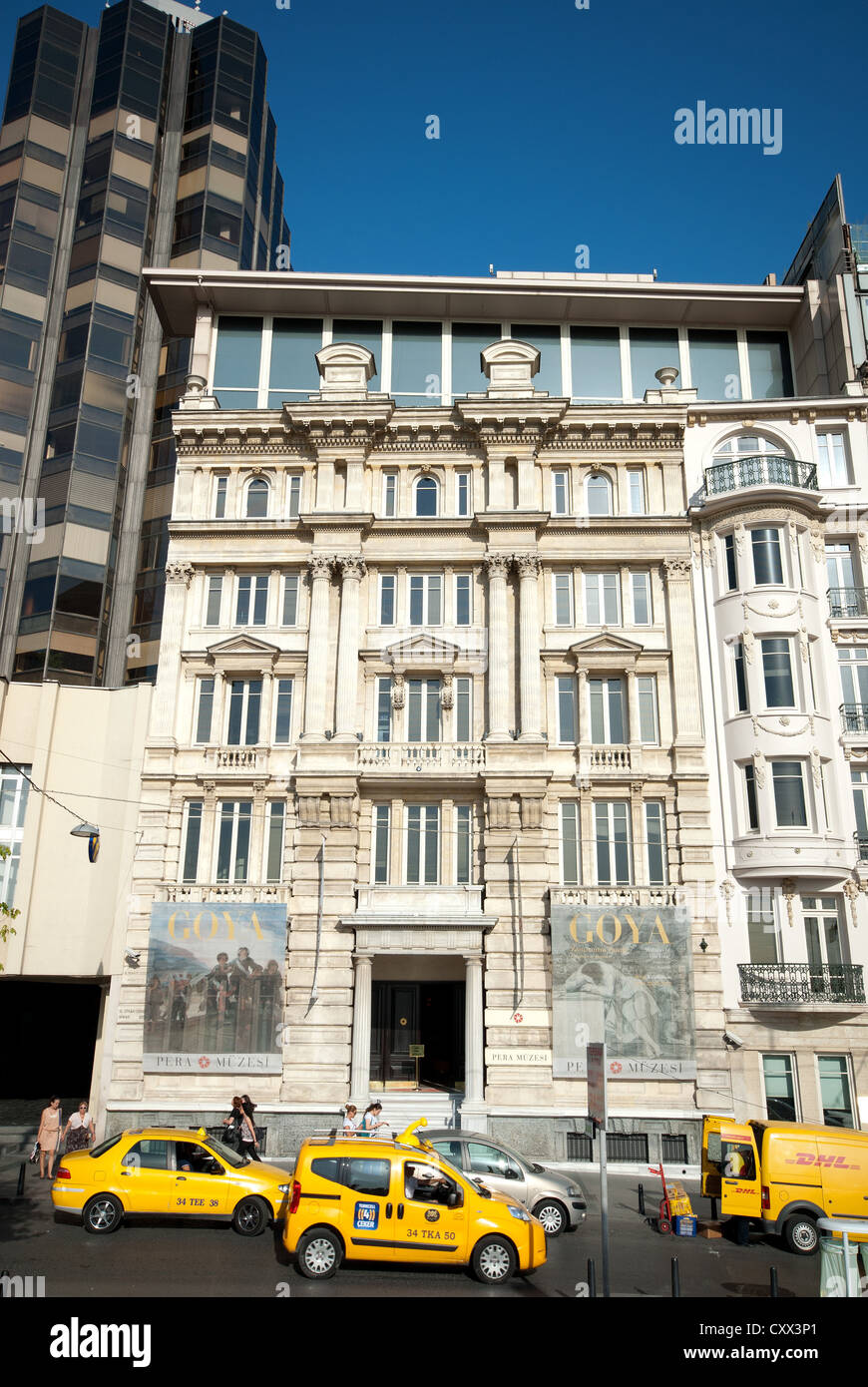 ISTANBUL, TURKEY. The Pera Museum (formerly the Bristol Hotel) in the Beyoglu district of the city. 2012. Stock Photo