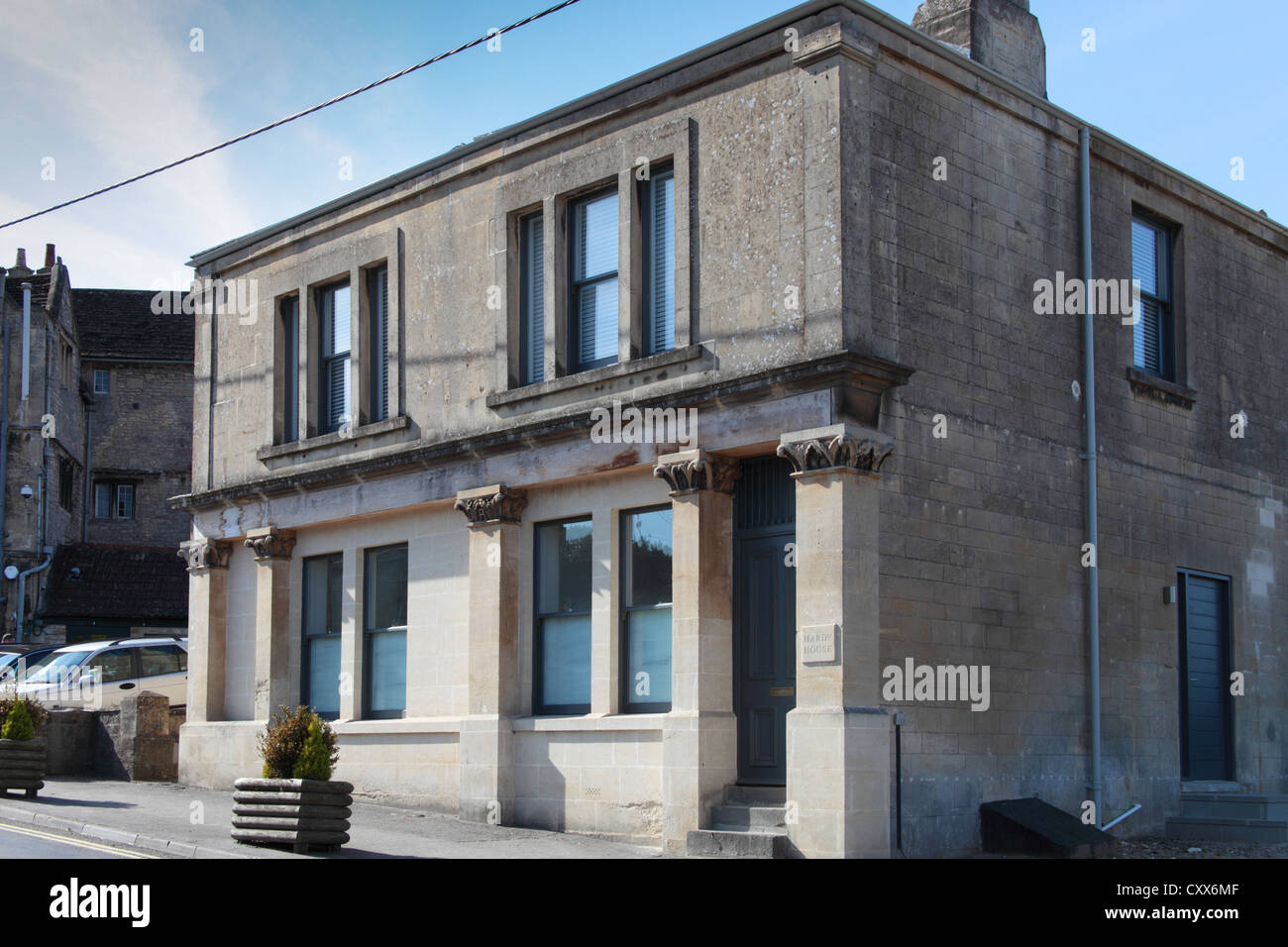 Hardy house former bank building high street box box hires stock