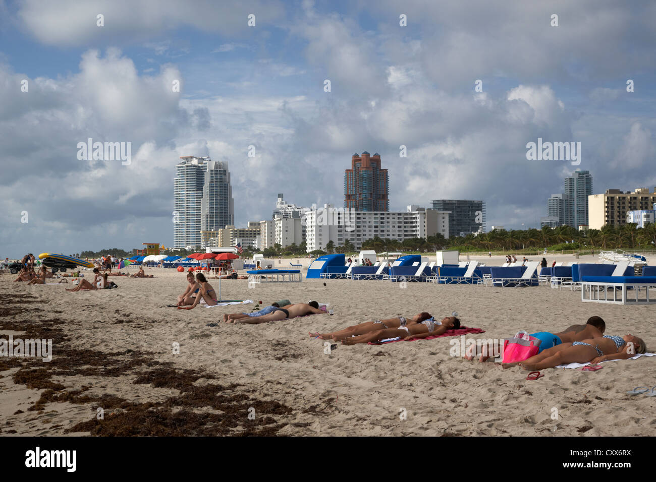 miami south beach florida usa Stock Photo