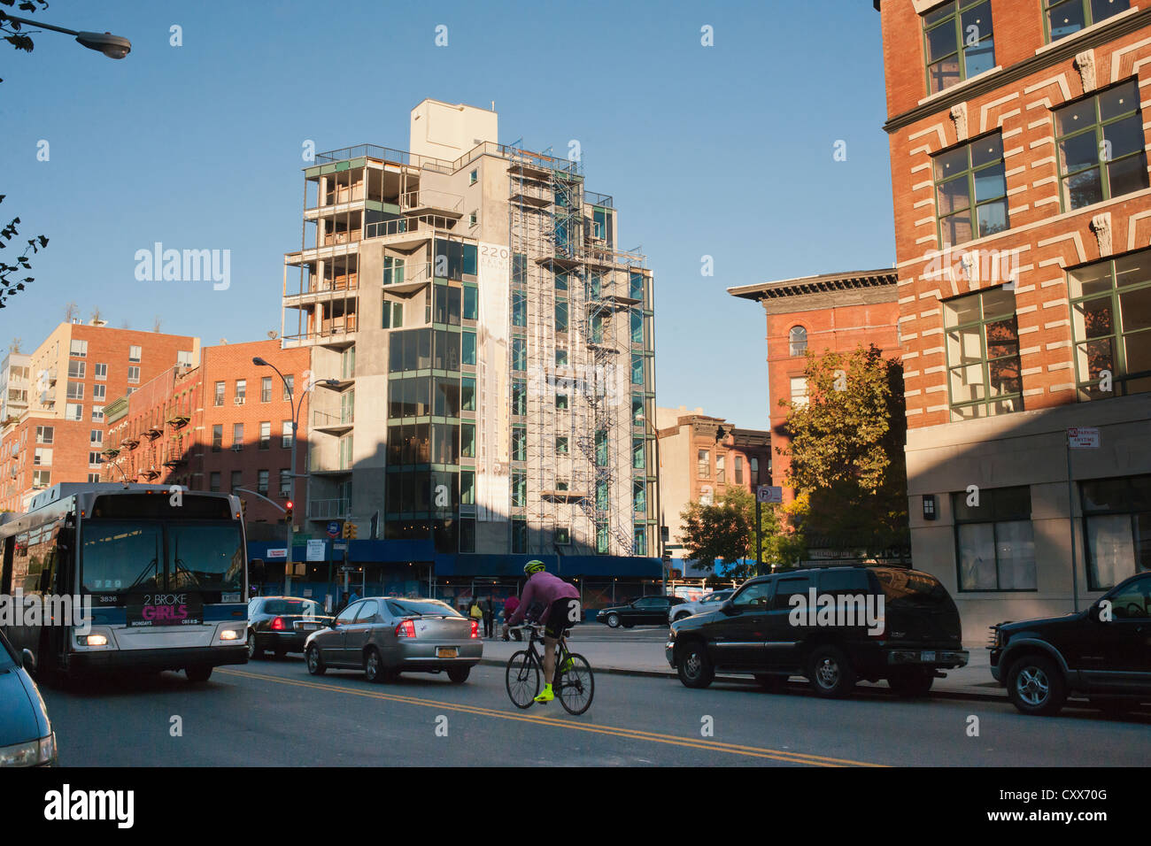 Residential construction on St. Nicholas Avenue in the Harlem