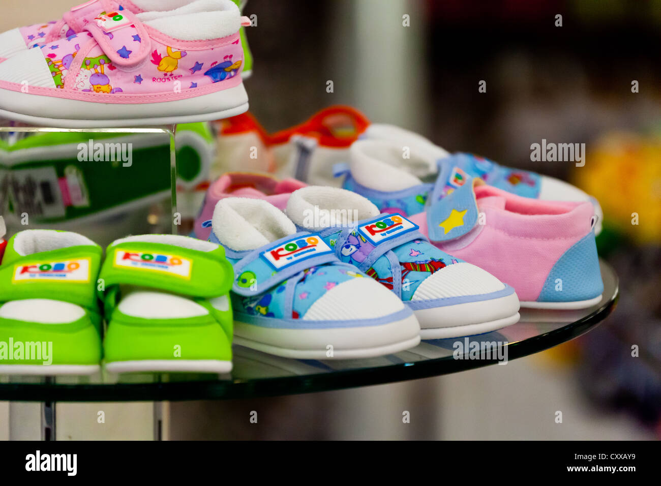 Colorful Child Shoes in Patong on Phuket, Thailand Stock Photo - Alamy