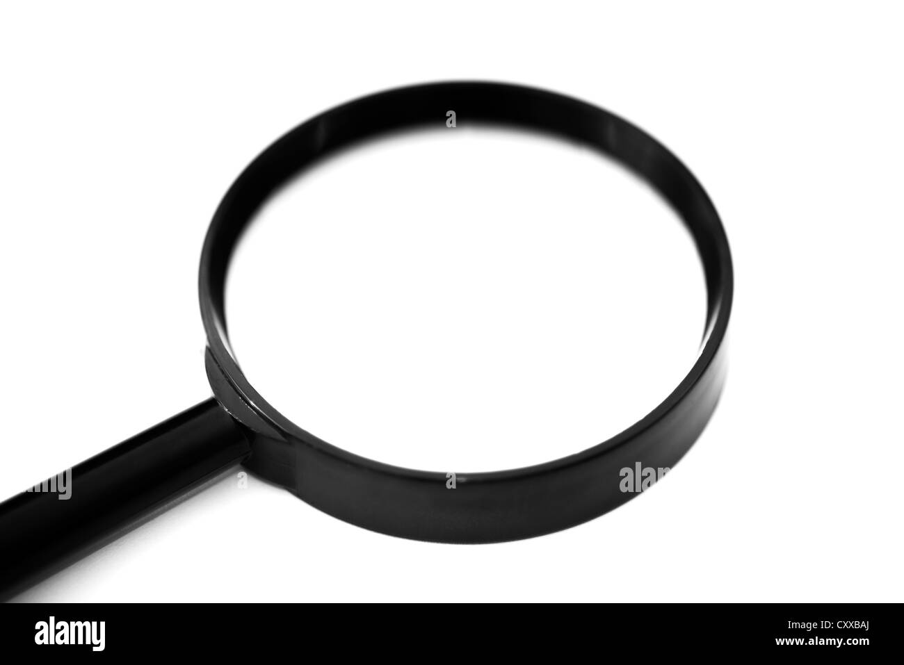 Magnifying glass Black and White Stock Photos & Images Alamy