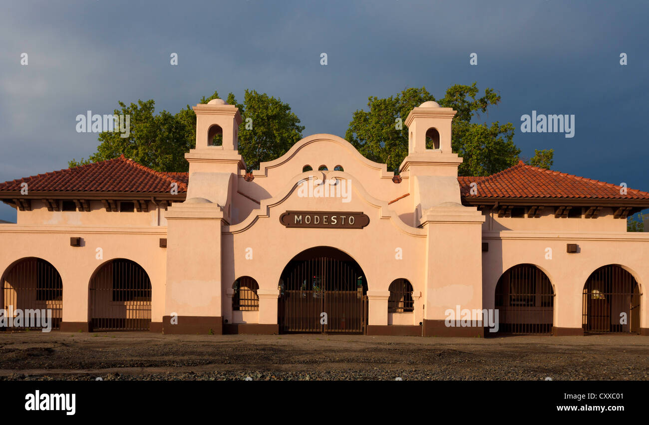 Modesto Transit Station, Modesto, California Stock Photo Alamy
