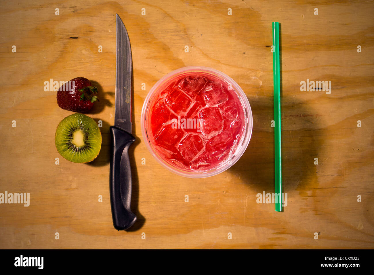 A refreshing drink Stock Photo