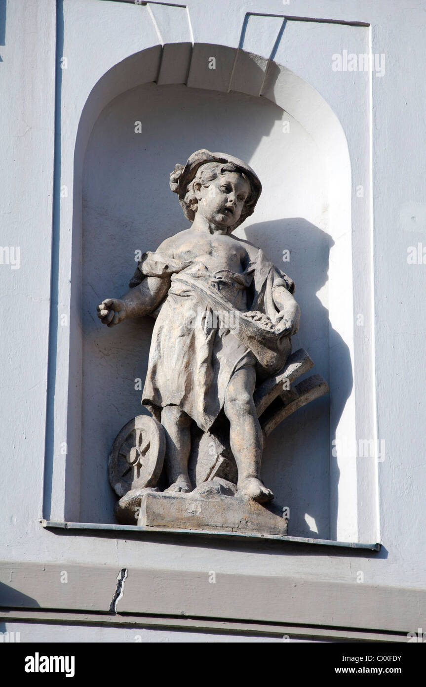 Statue of Little Boy, Budapest, Hungary Stock Photo Alamy