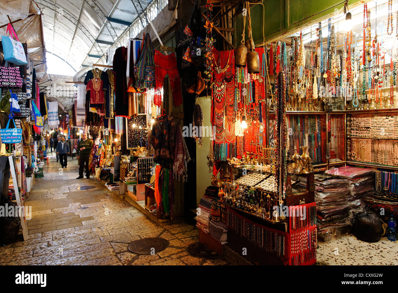 Bazaar, souk, Jerusalem, Israel, Middle East Stock Photo