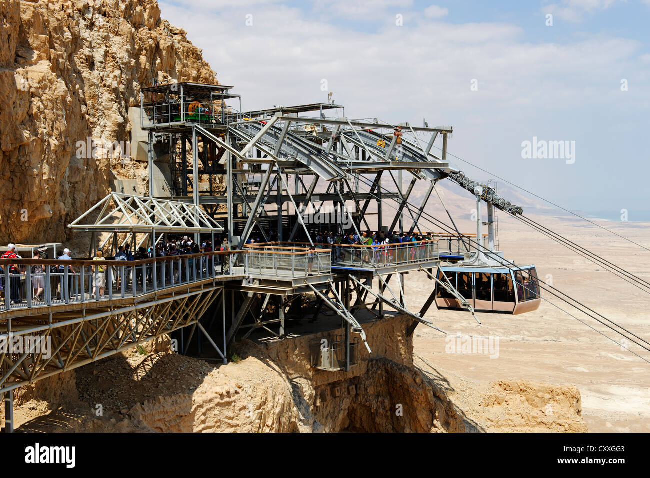 Masada cable car hi-res stock photography and images - Alamy