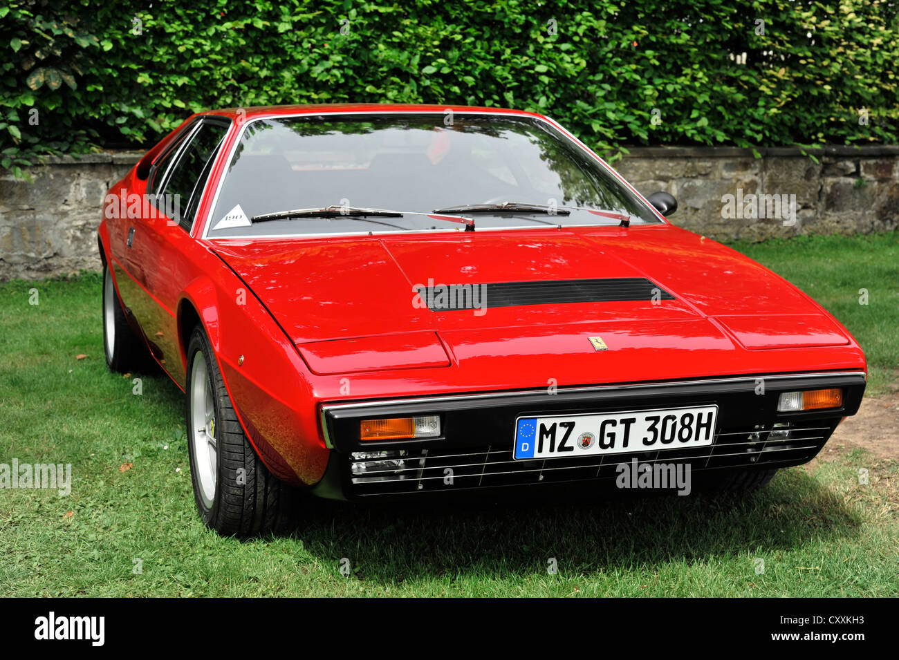 Ferrari DINO 308 GT4 Bertone, built in 1977, vintage car, Retro Classics meets Barock 2012, Ludwigsburg, Baden-Wuerttemberg Stock Photo