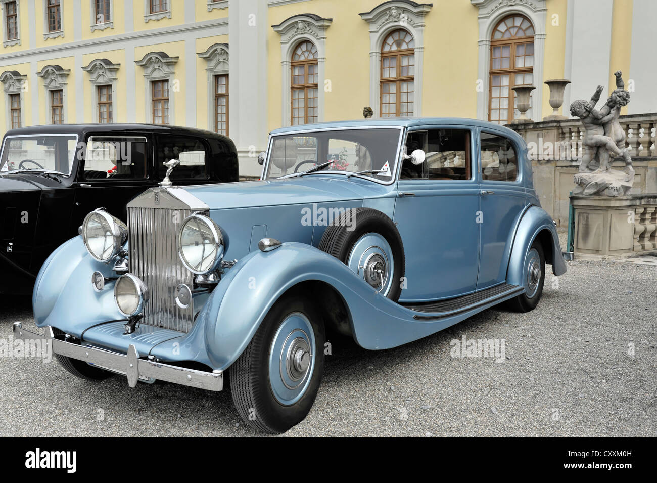 Rolls-Royce Phantom, vintage car, Retro Classics meets Barock 2012, Ludwigsburg, Baden-Wuerttemberg Stock Photo