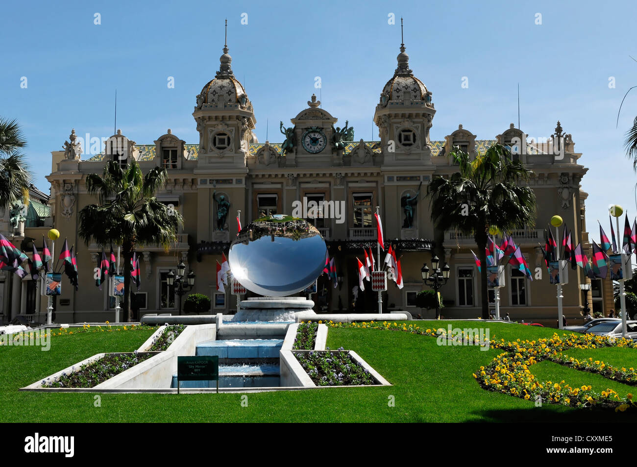 Casino of Monaco, Place du Casino, Monte Carlo, Principality of Monaco, Europe, PublicGround Stock Photo