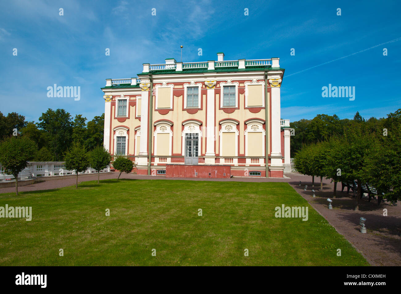 18th century Baroque style Kadriorg Palace exterior Kadrioru park the Kadriorg park Tallinn Estonia Europe Stock Photo