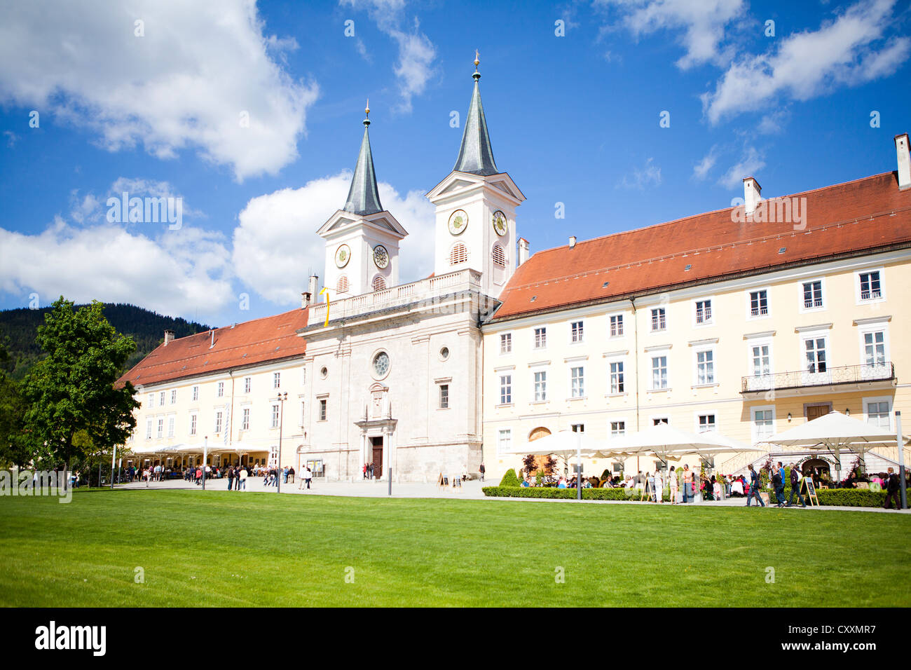 Braeustueberl restaurant in Tegernsee, Bavaria Stock Photo