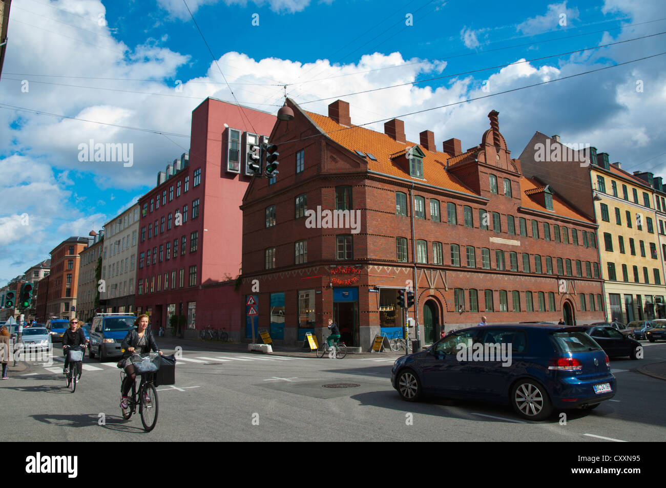Istedgade street Vesterbro district central Copenhagen Denmark Europe Stock  Photo - Alamy