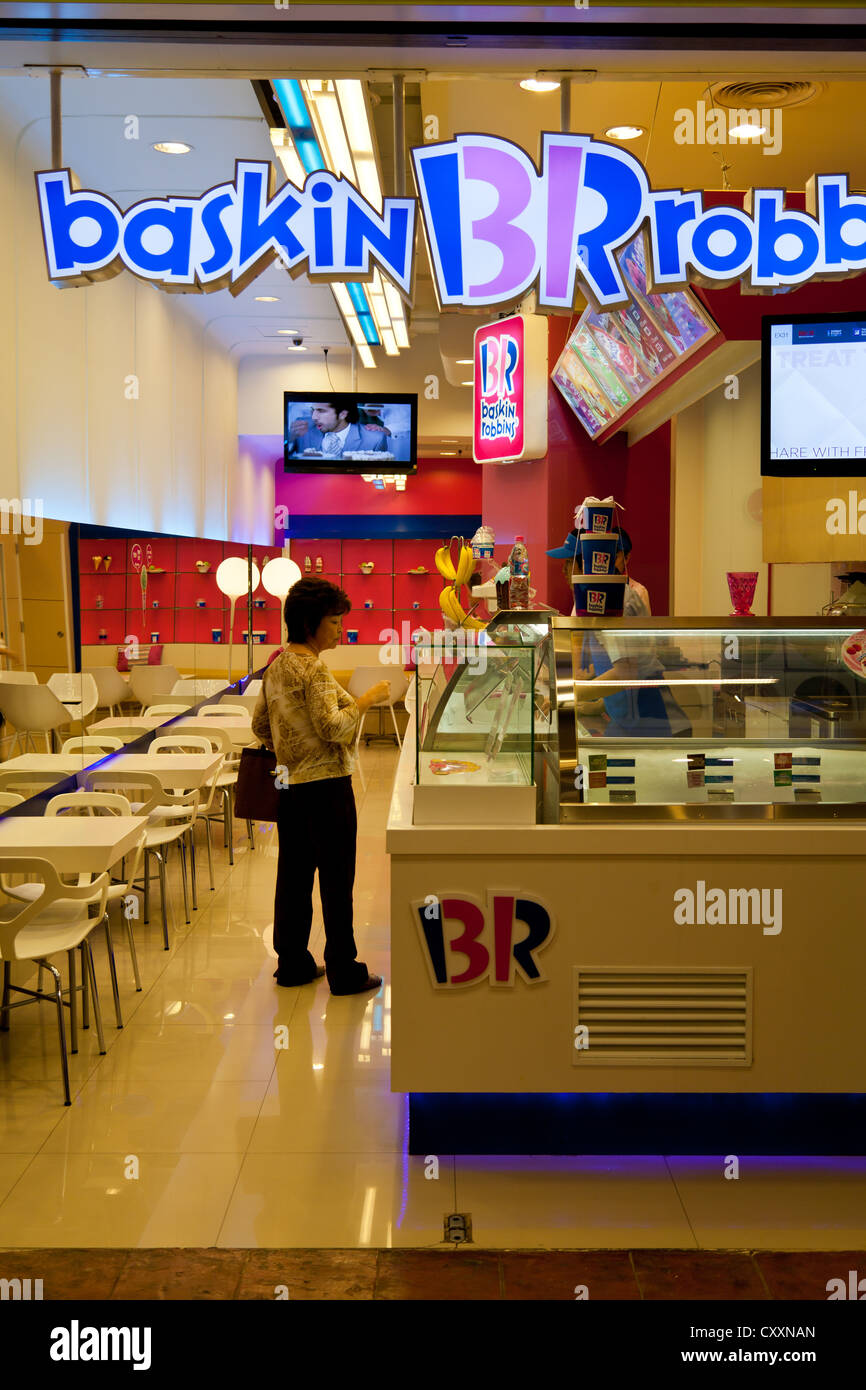 Ice Cream Shop in Bangkok, Thailand Stock Photo - Alamy