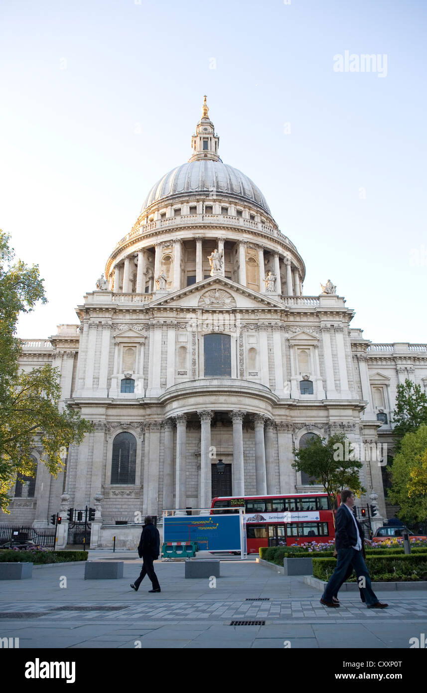 St. Paul's Cathedral, London, England, United Kingdom, Europe, PublicGround Stock Photo