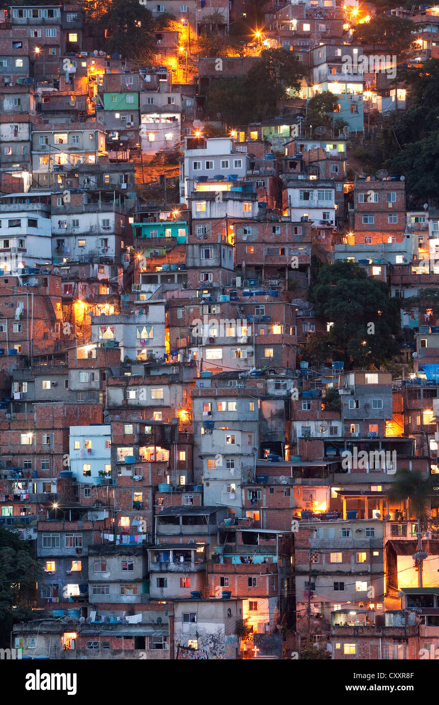 Favela in Rio de Janeiro Stock Photo
