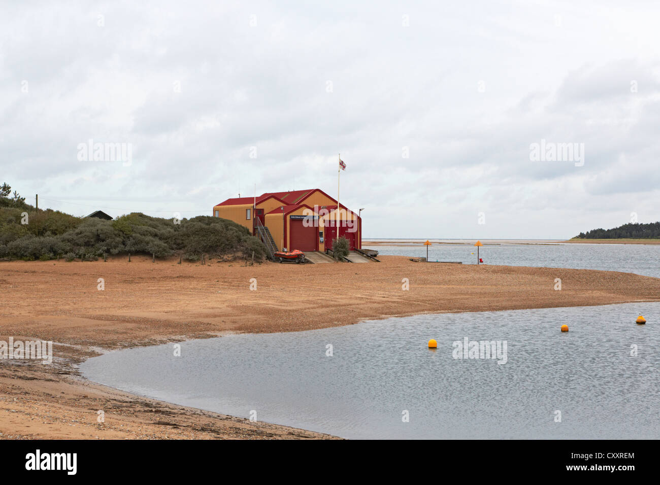 North Norfolk Wells next the sea lifeboat station Stock Photo