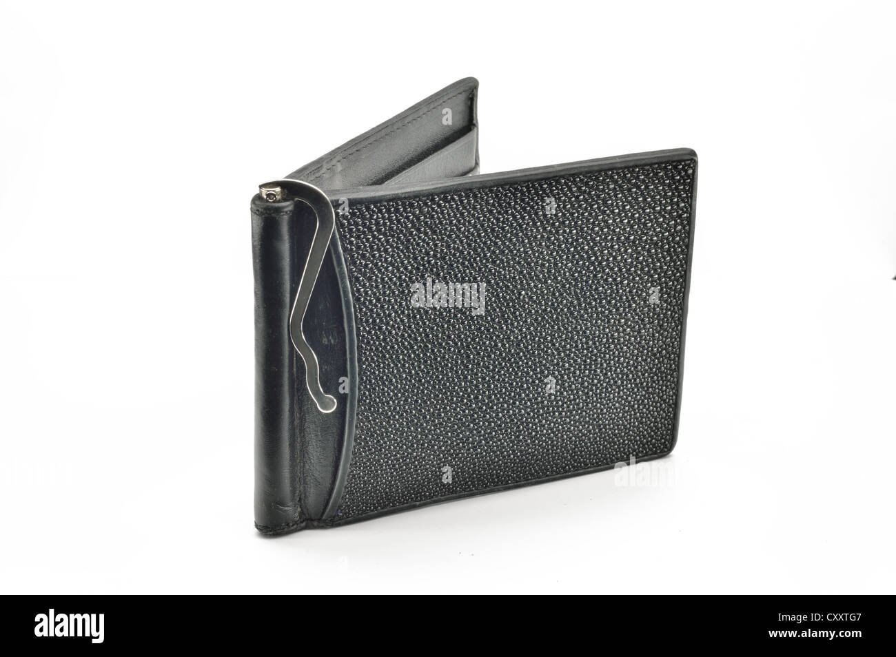 Genuine Stingray Leather Wallet With Crown/White Eye (Diamond Shaped C