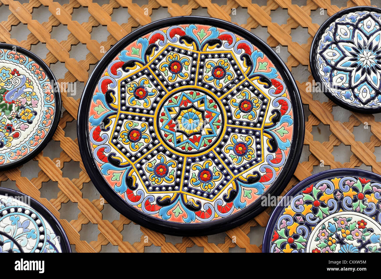 Ceramic plates, souvenirs, Cordoba, Cordoba Province, Andalucia Stock Photo 50992304 Alamy