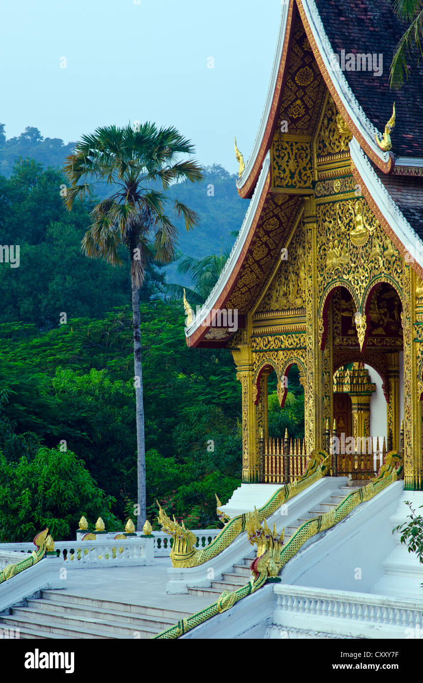 Royal Palace Temple in Luang Prabang, Laos Stock Photo