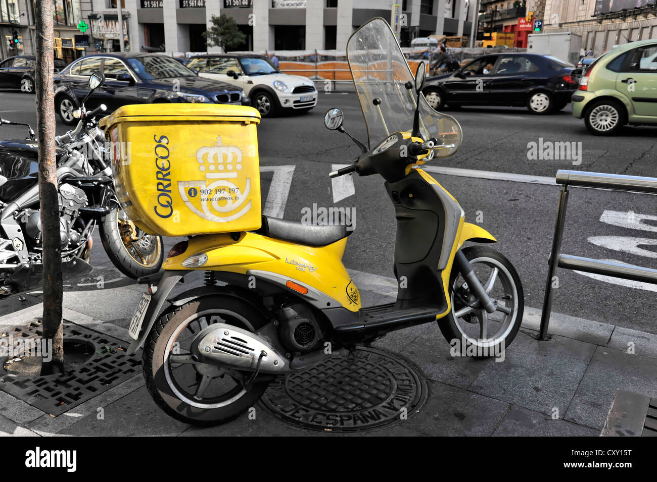 Postal scooter hi-res stock and images - Alamy