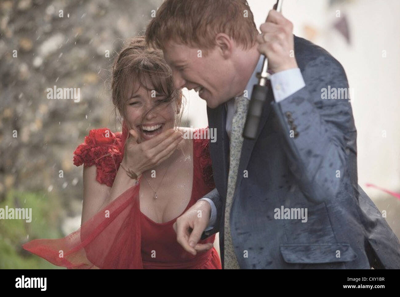 ABOUT TIME 2013 Universal Pictures film with Rachel McAdams as Mary and Domhnall Gleeson as Tim Stock Photo