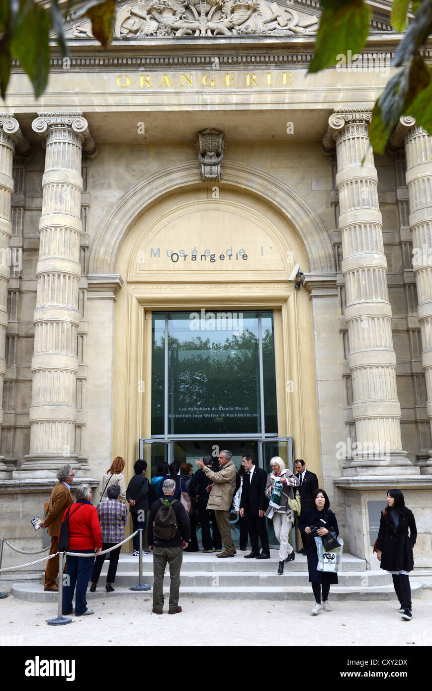 Musee de l'Orangerie, Paris, France, exterior of Musee de l'Orangerie, Paris, France Stock Photo