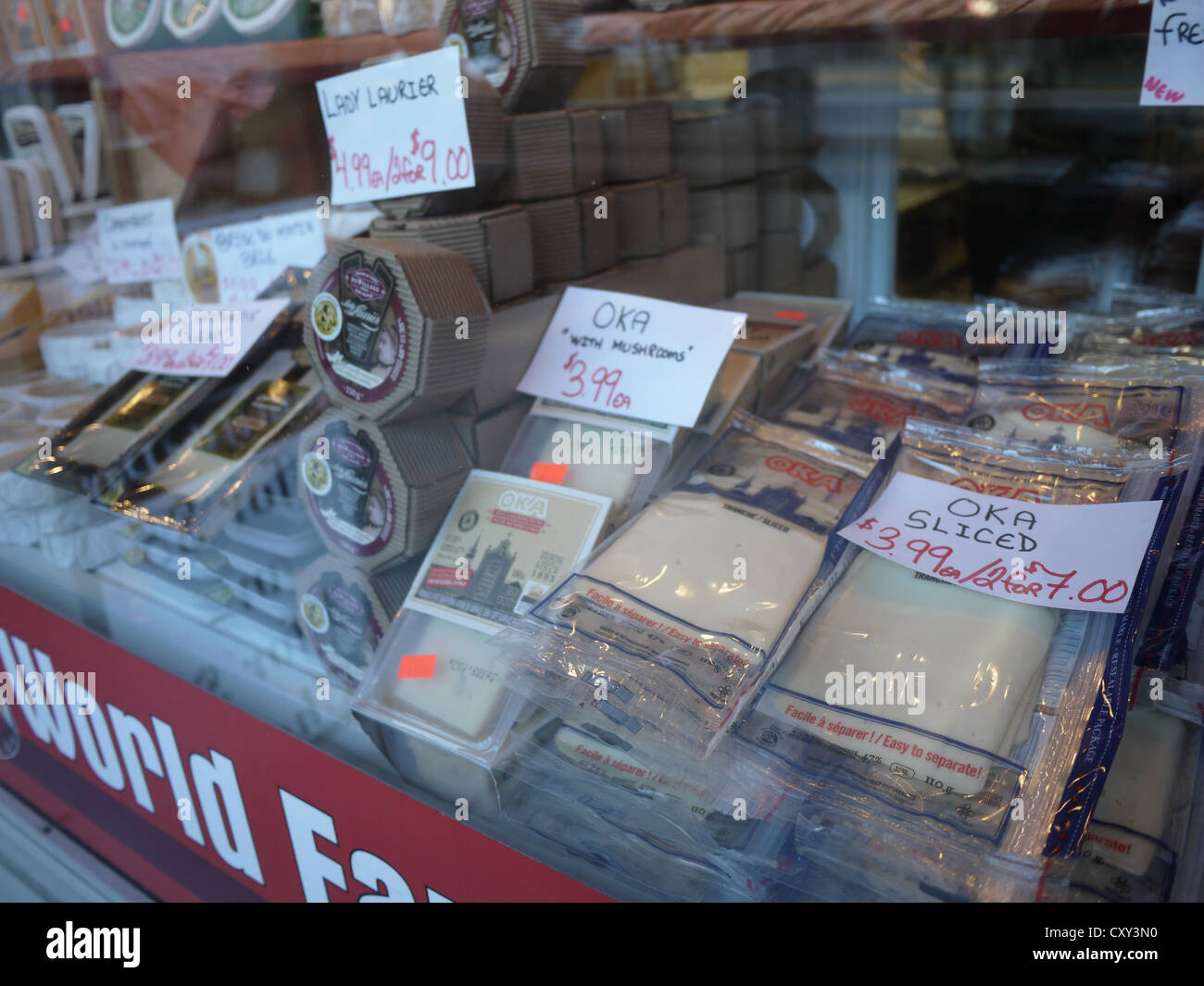 cheese store byward market ottawa Stock Photo Alamy