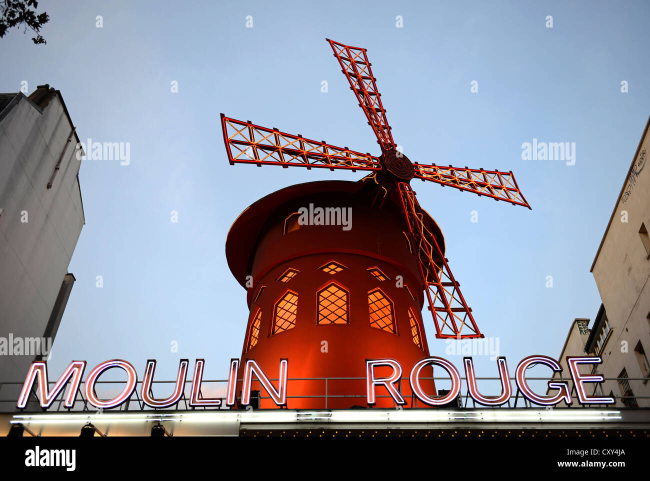 Moulin Rouge, Paris, France Stock Photo