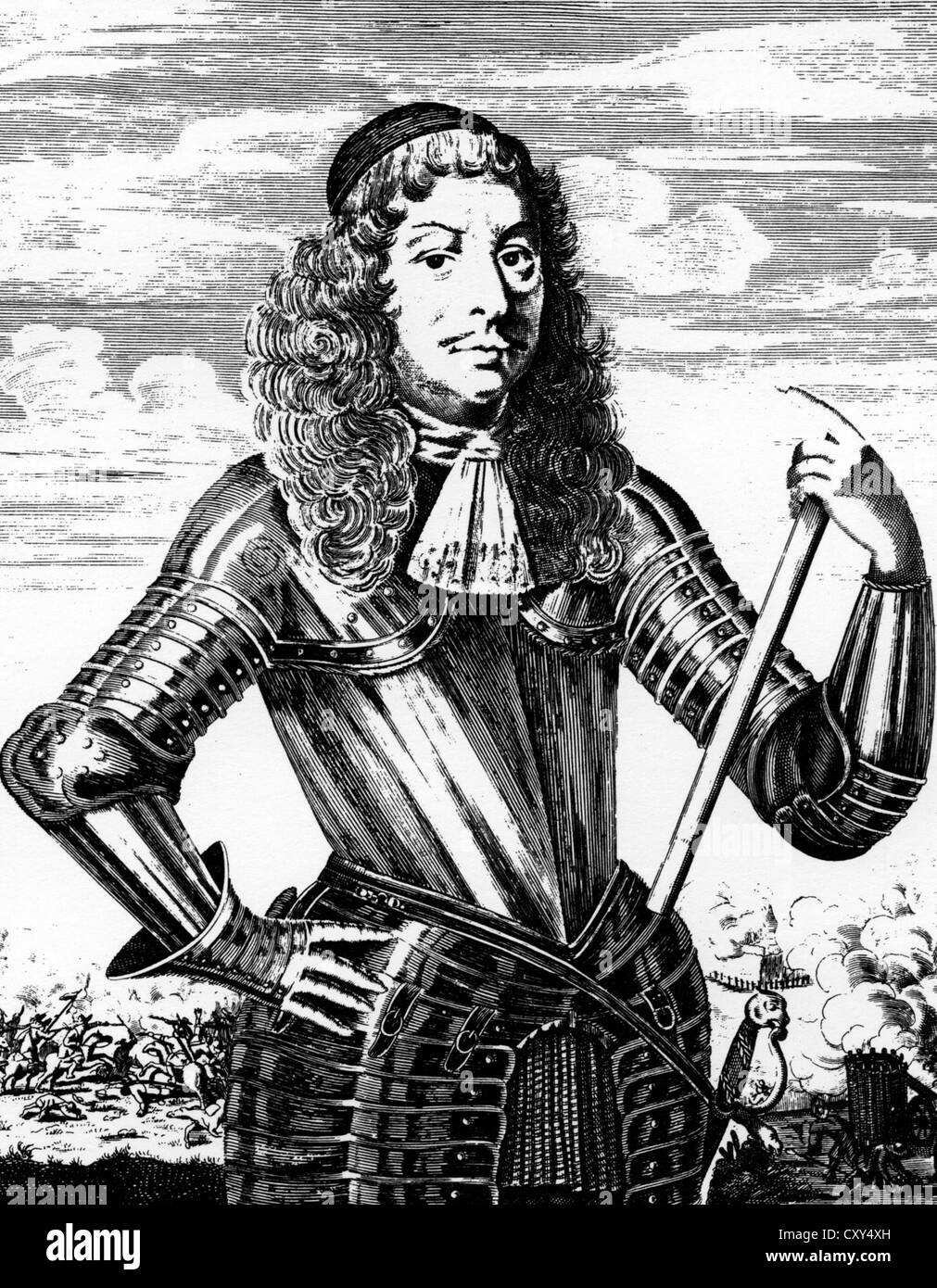RAIMONDO MONTECUCCOLI (1608/9 - 1680) Italian military general and mercenary Stock Photo