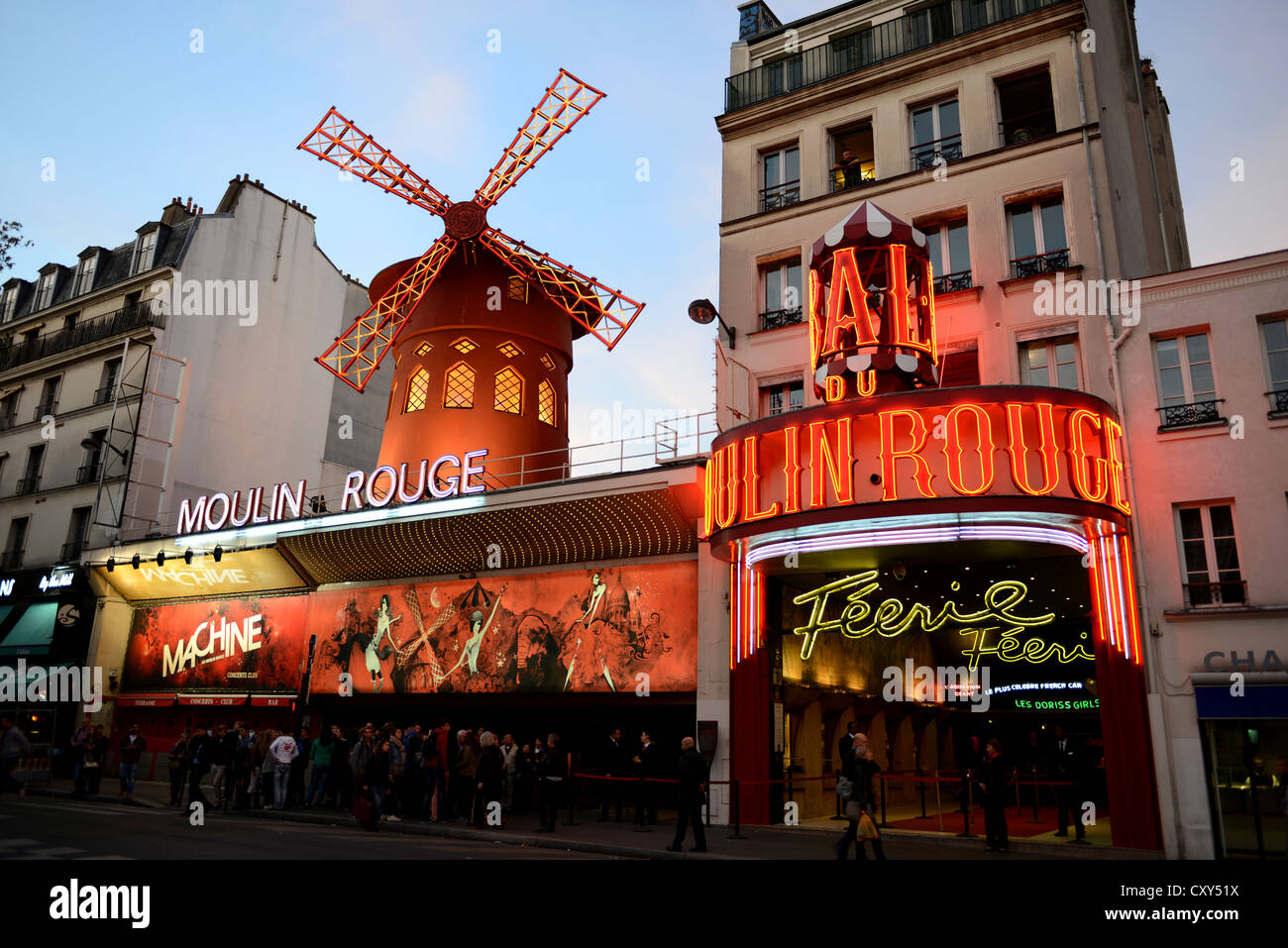 Moulin Rouge, Paris, France Stock Photo