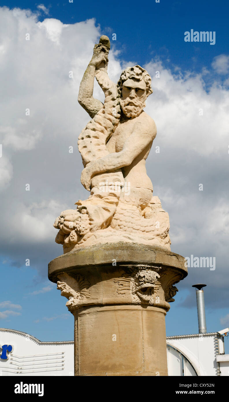 Neptune statue Lowestoft Suffolk England UK Stock Photo