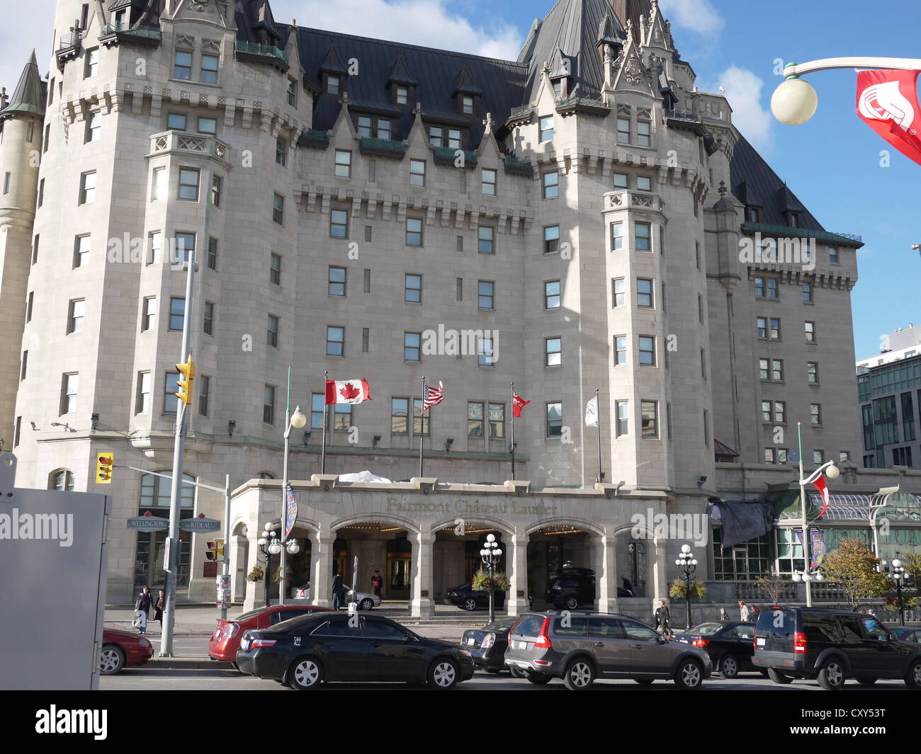 ottawa fairmont chateau laurier hotel Stock Photo Alamy