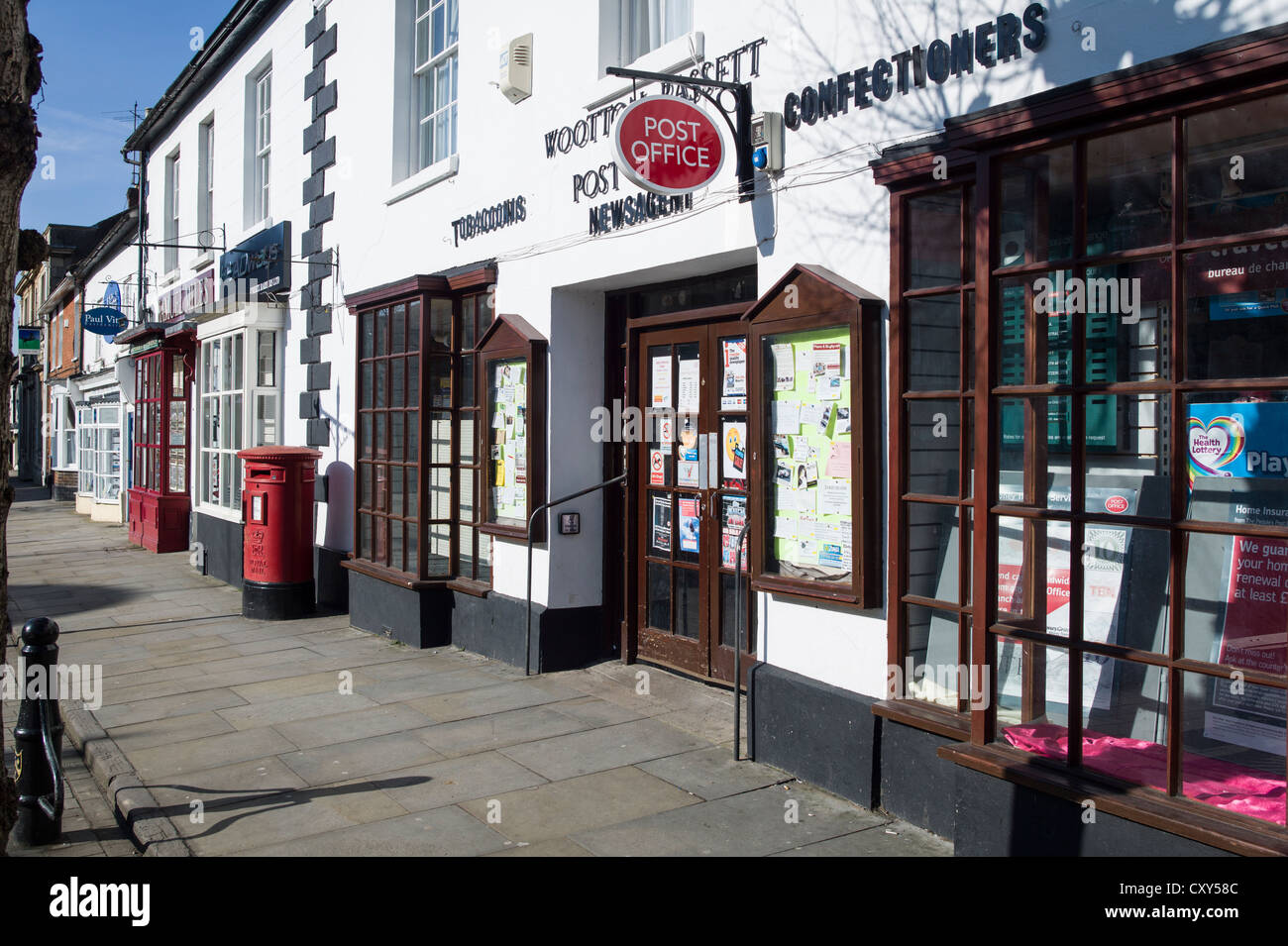 Post Office in High Street in Royal Wootton Bassett town UK Stock Photo