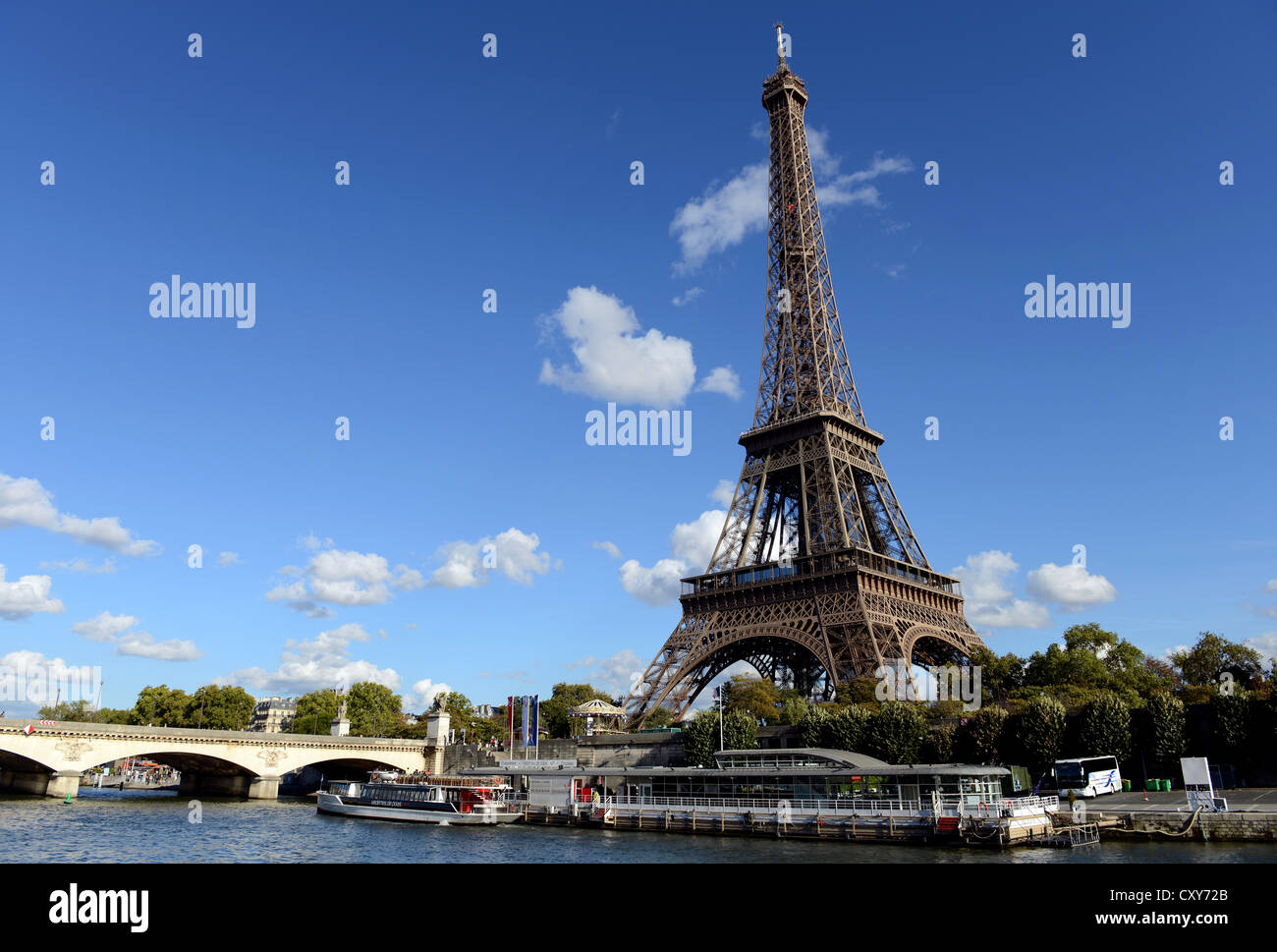 Eiffel Tower, The Eiffel Tower, Paris, France Stock Photo