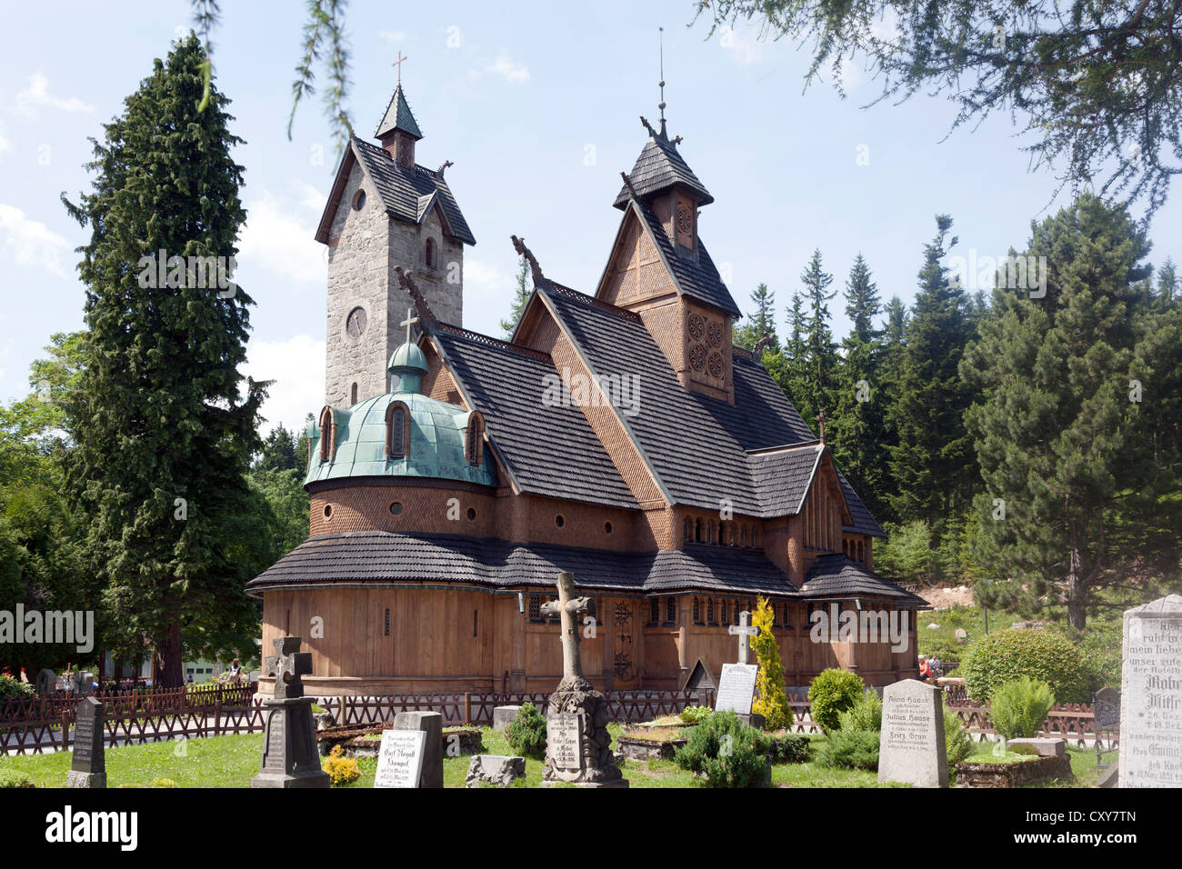 Norwegian temple Wang in Karpacz, Poland. It was built in the twelfth