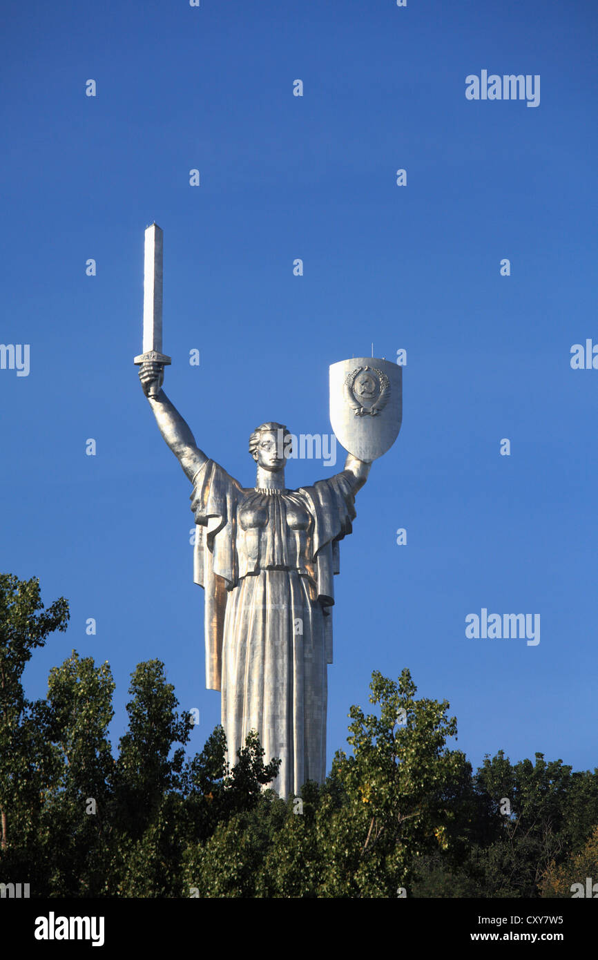 Ukraine, Kiev, Kyiv, Defence of the Motherland Monument, Stock Photo