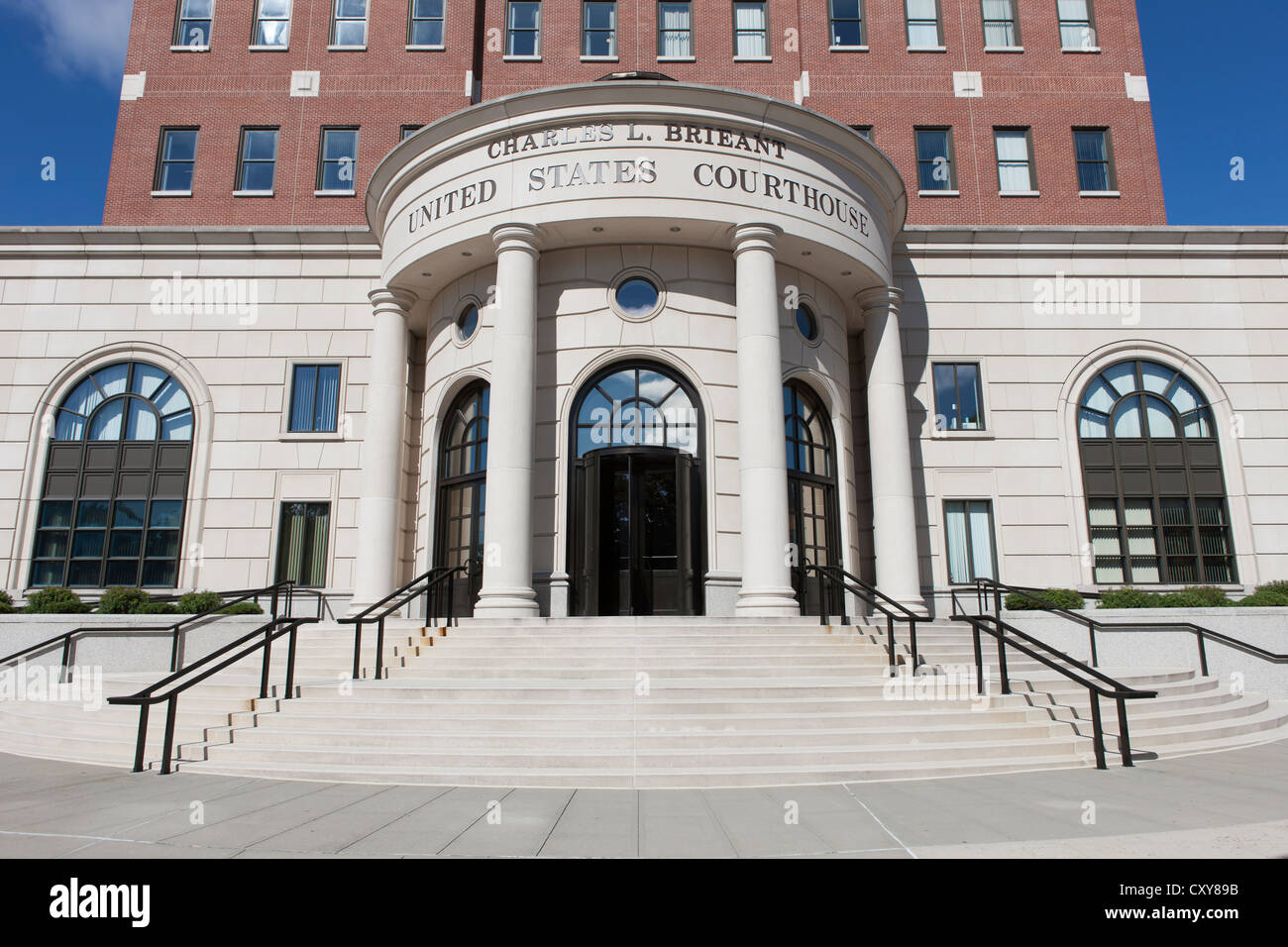 The Charles L. Brieant United States Federal Building and Courthouse (Southern District of New York) in White Plains, New York. Stock Photo