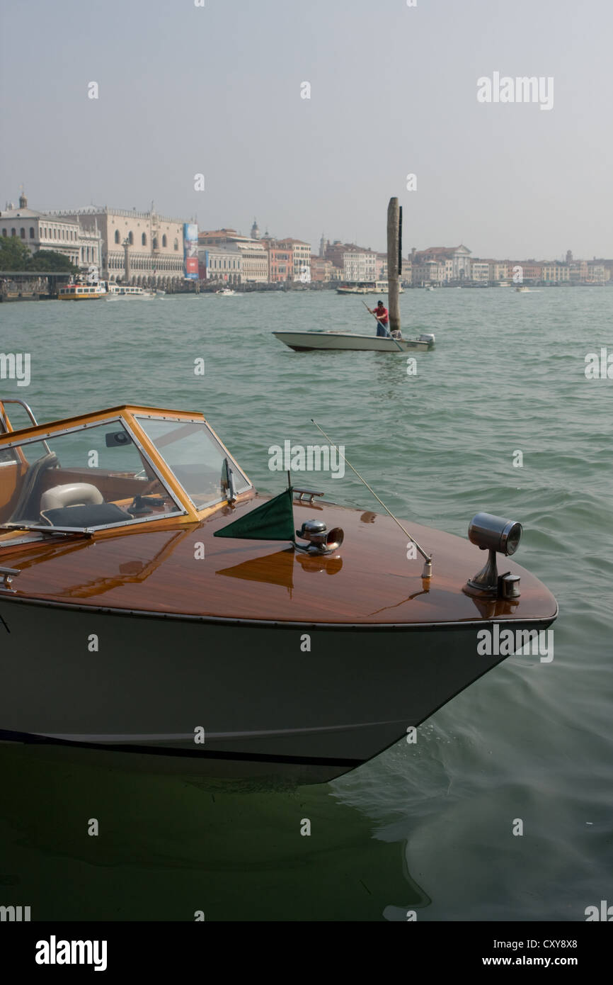 Venice taxi boat hi-res stock photography and images - Alamy