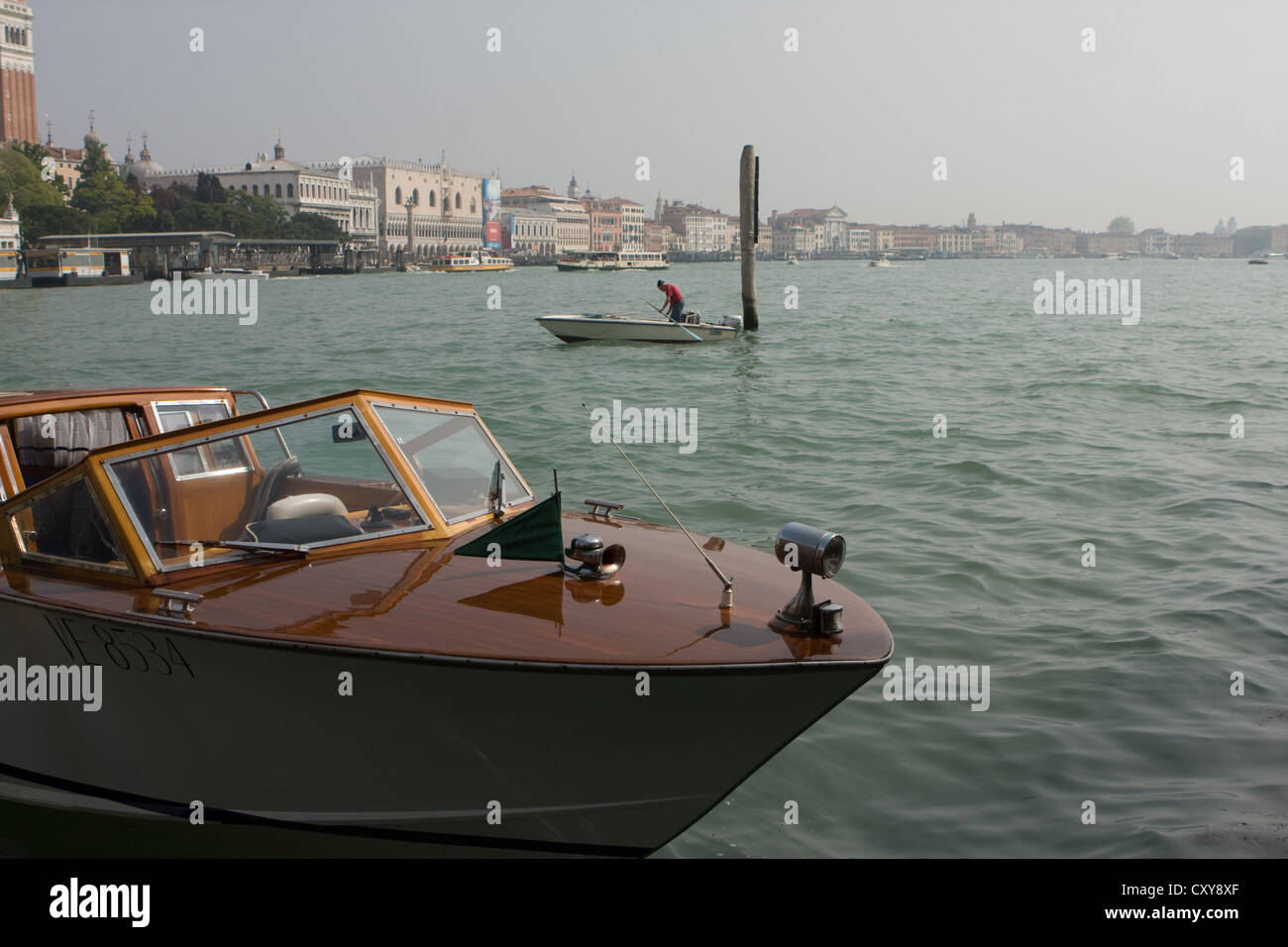 Venice taxi boat hi-res stock photography and images - Alamy