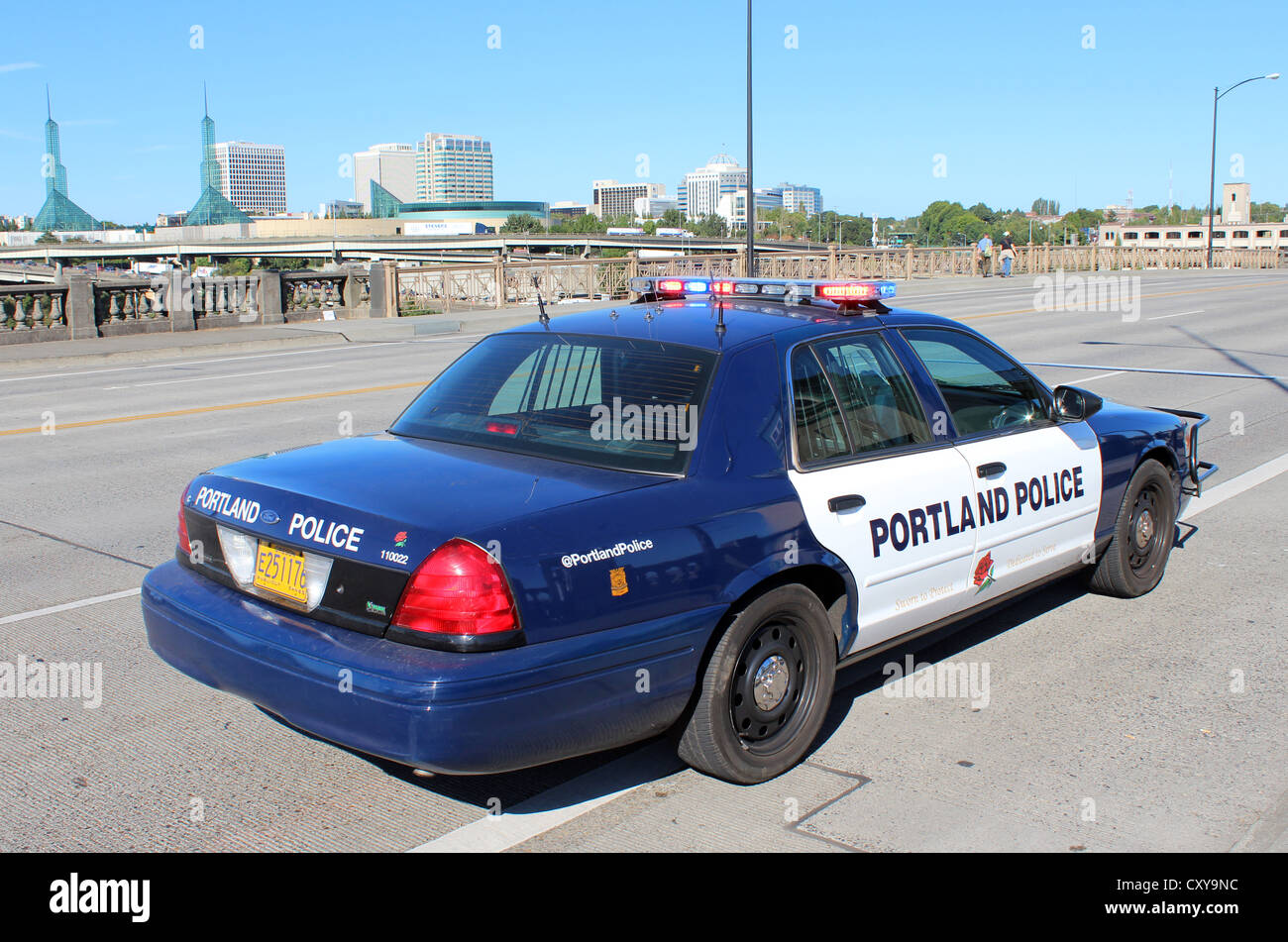 Police car, Portland police car, Oregon, USA Stock Photo 51002152 Alamy