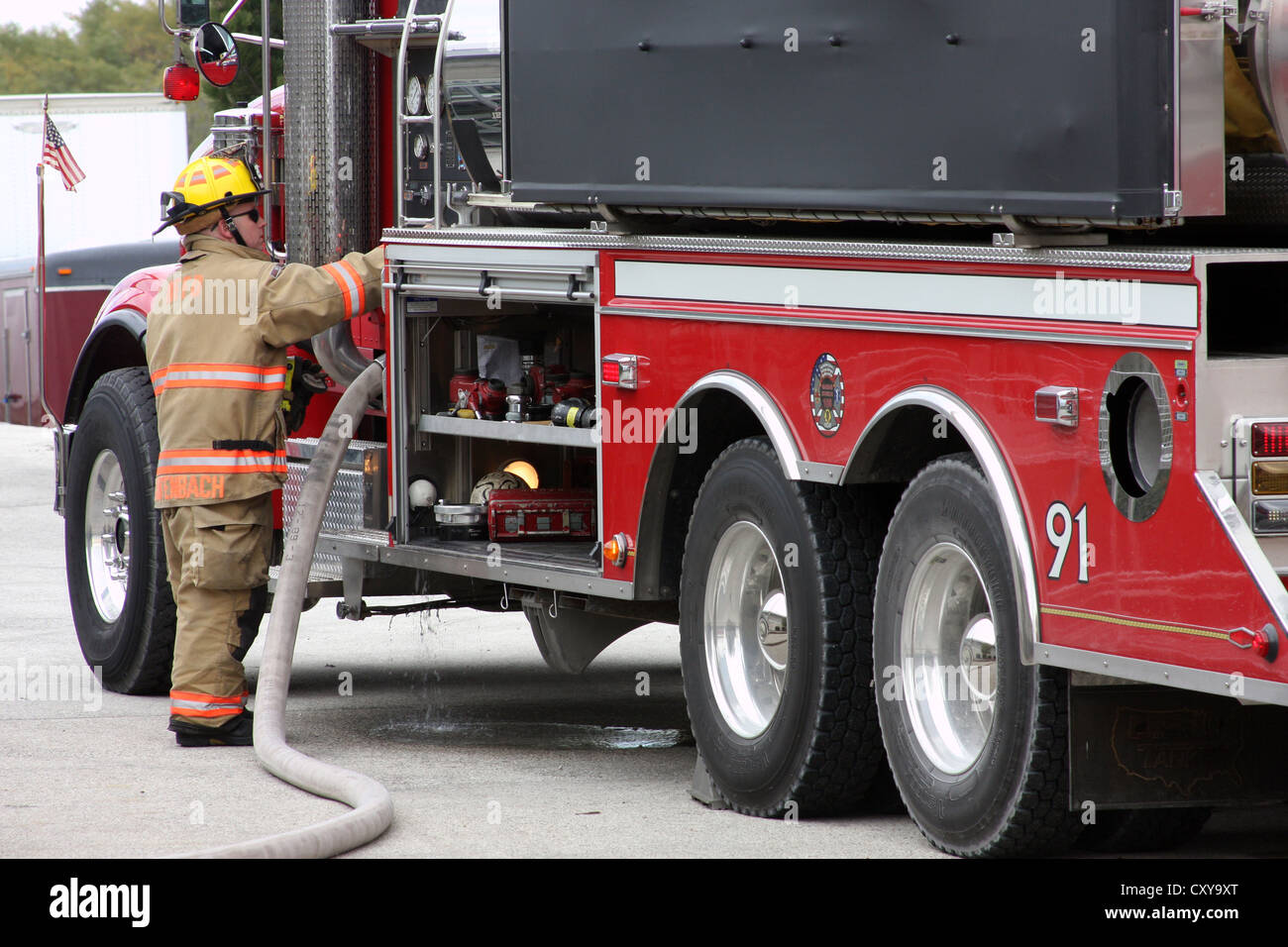 Pumper truck hi-res stock photography and images - Alamy