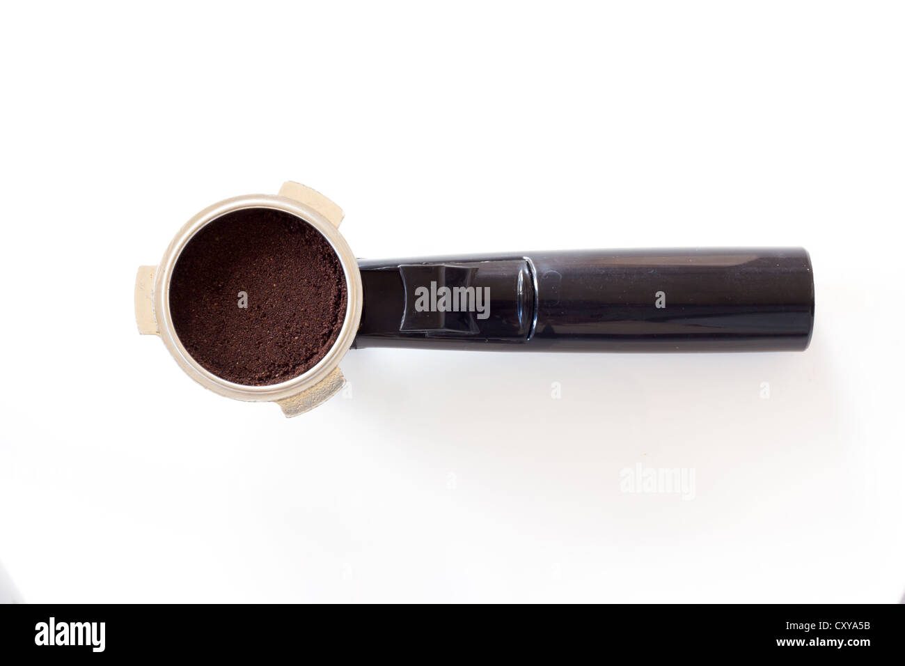 Espresso portafilter - Stock Image