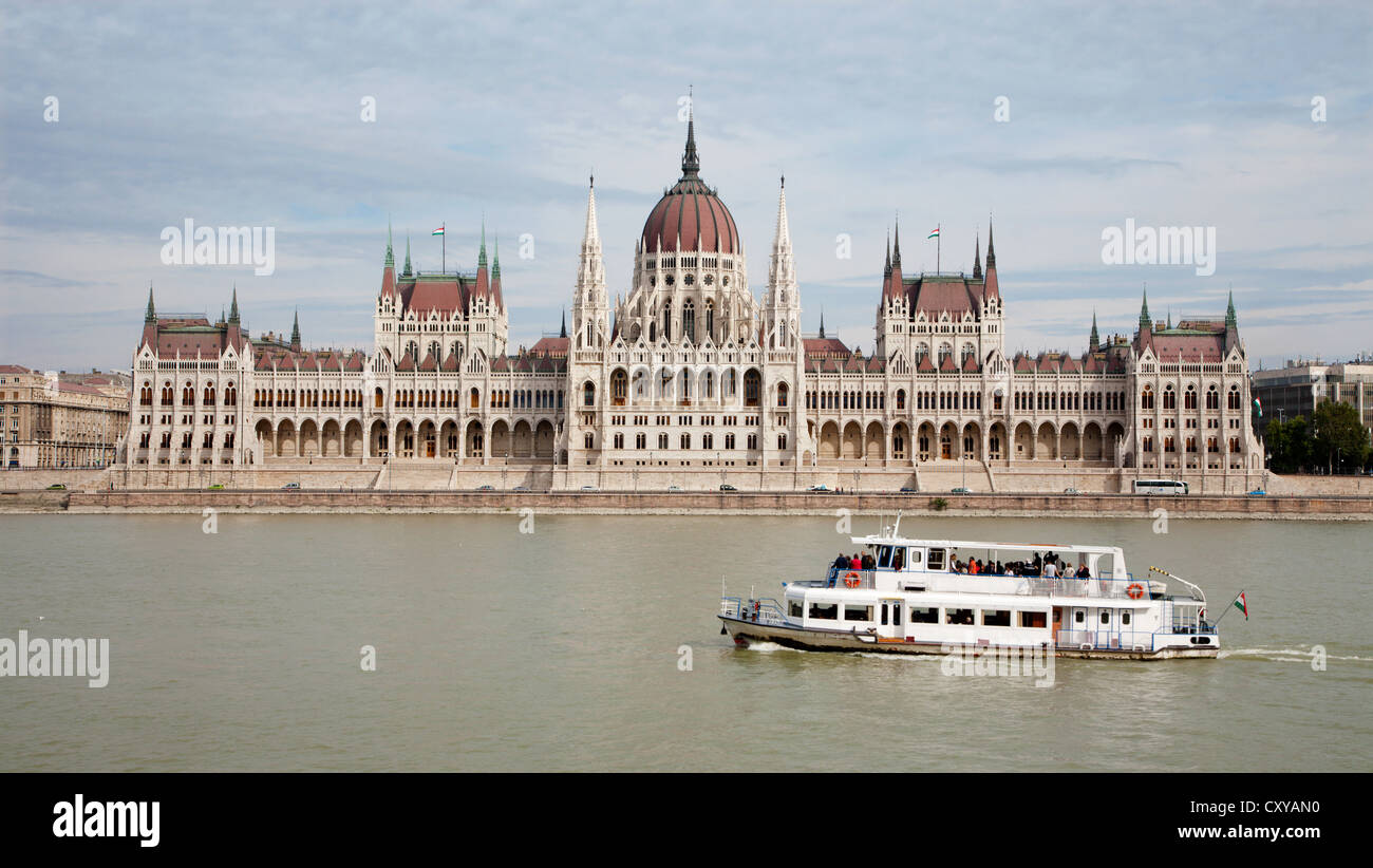 Budapest - parliament Stock Photo