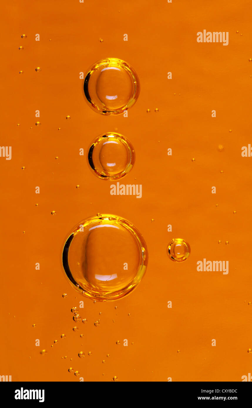 Air bubbles in oil, detail view Stock Photo Alamy