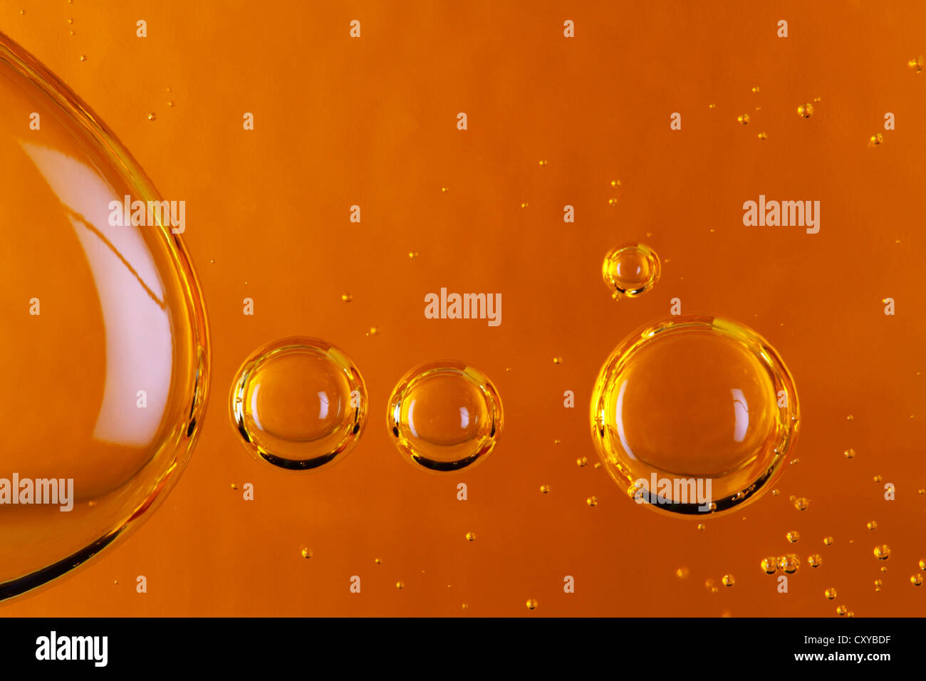 Air bubbles in oil, detail view Stock Photo Alamy