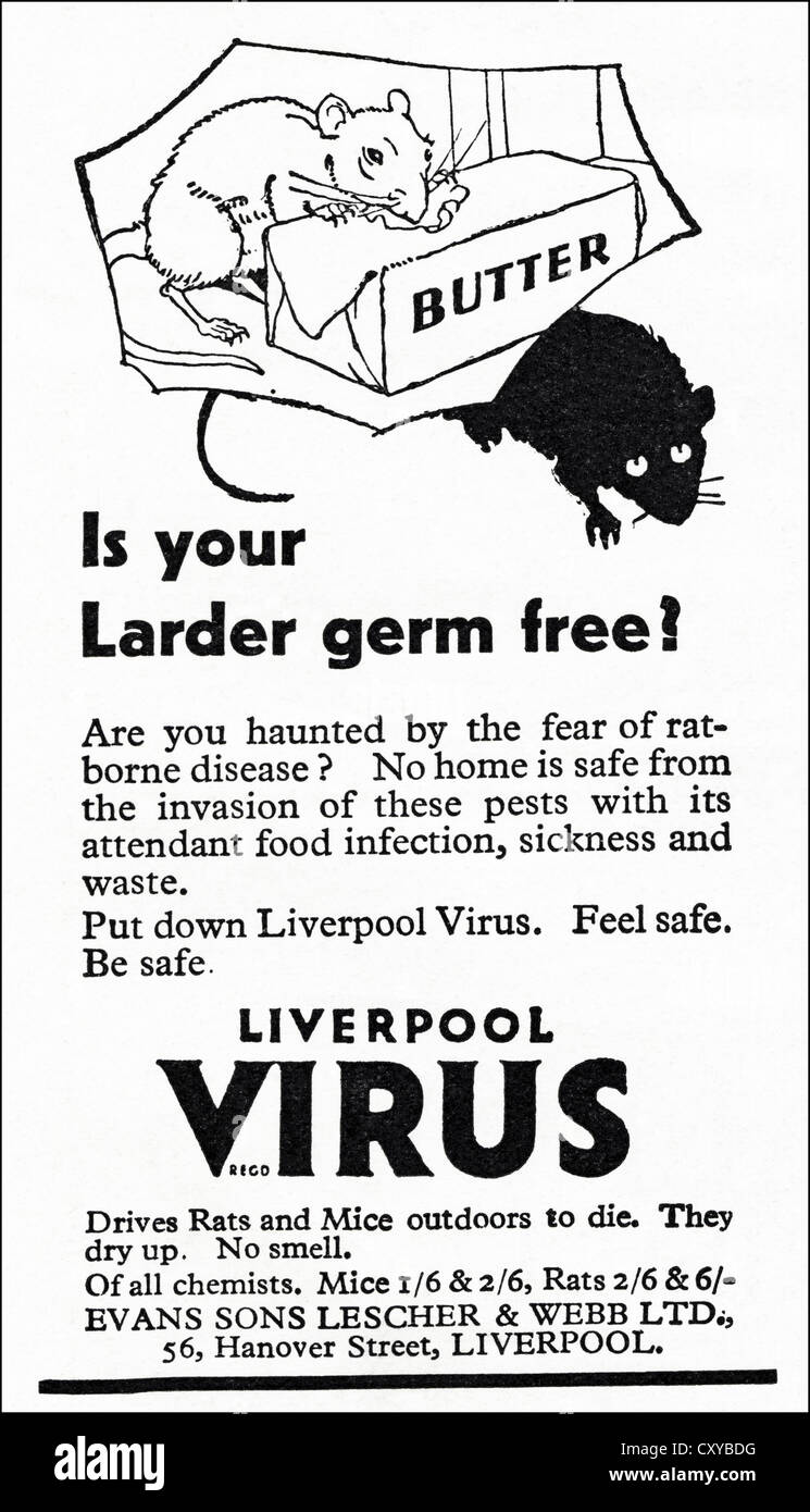 Original 1930s vintage print advertisement from English consumer