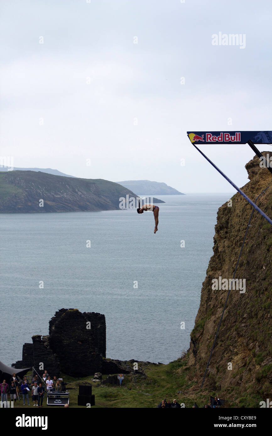 Red Bull world cliff diving championships Stock Photo Alamy