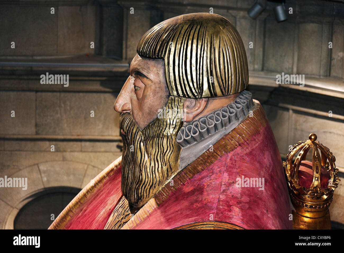 King Gustav Vasa.Nordiska museum. Stockholm. Sweden Stock Photo